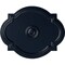 Ekena Millwork Waltz Ceiling Medallion (Fits Canopies up to 4 1/2"), 21 1/4"W x 17 3/8"H x 1"P, Midnight Dream CM21WAMDF - alternate 1
